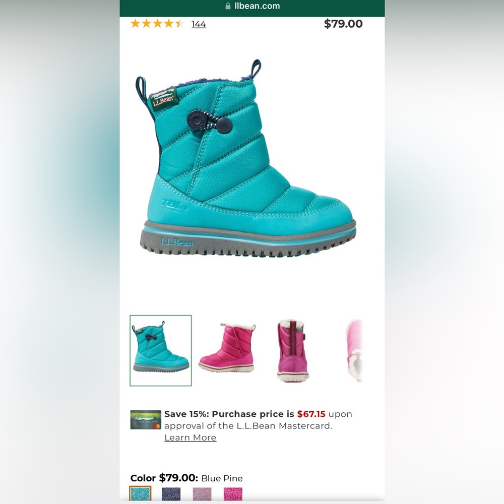 LLBEAN snow boots